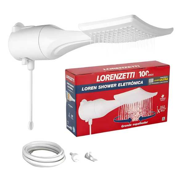 Chuveiro Lorenzetti Loren Shower Ultra Eletr�nico Branco 7500W