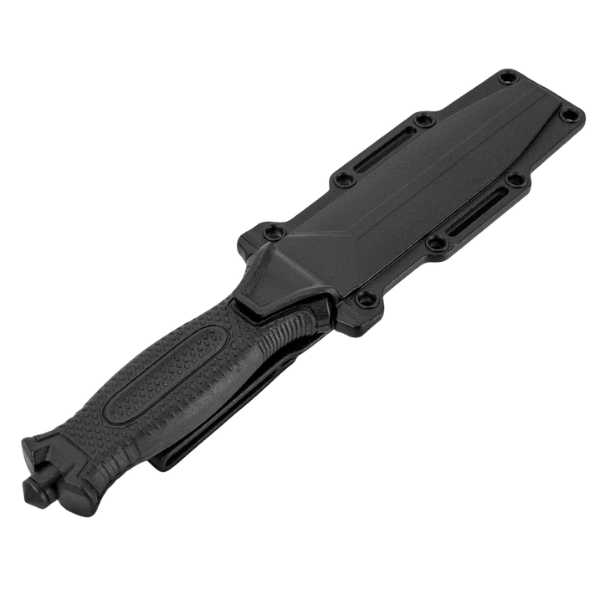 FACA T�TICA MILITAR A�O BAINHA EM POL�MERO CA�A PESCA