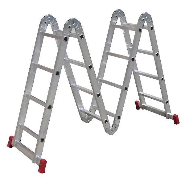 Escada Multifuncional de Alum�nio 4x4 com 16 Degraus Dobr�vel e Articulada BotaFogo � Leve e Resistente