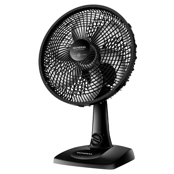 Ventilador de Mesa 30cm Super Power Mondial 60W VSP-30-B